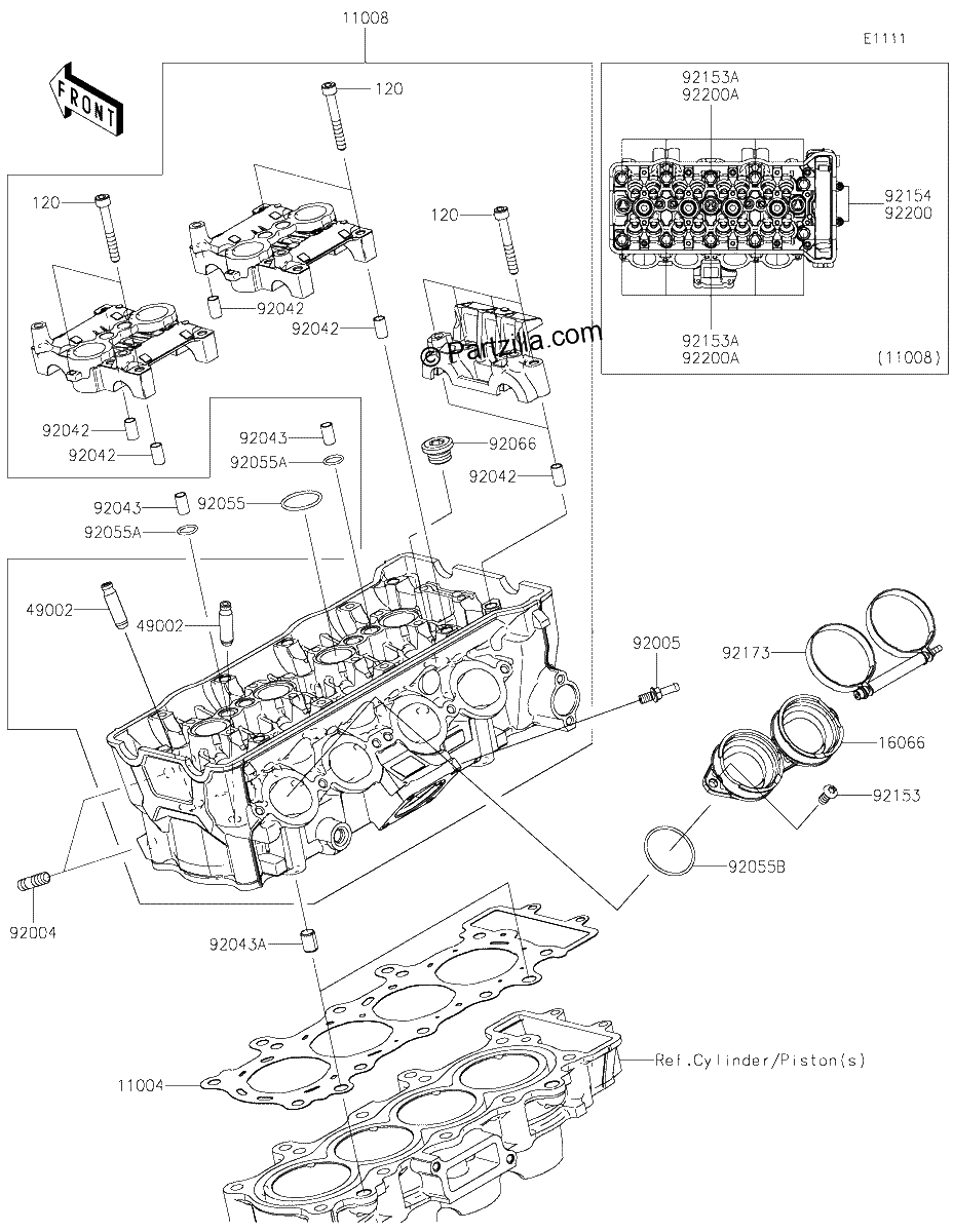 Diagrama de CYLINDER HEAD