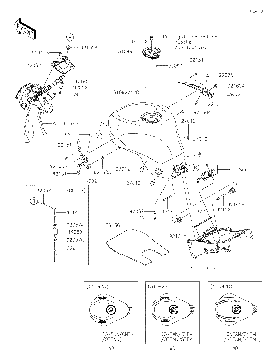 Diagrama de FUEL TANK
