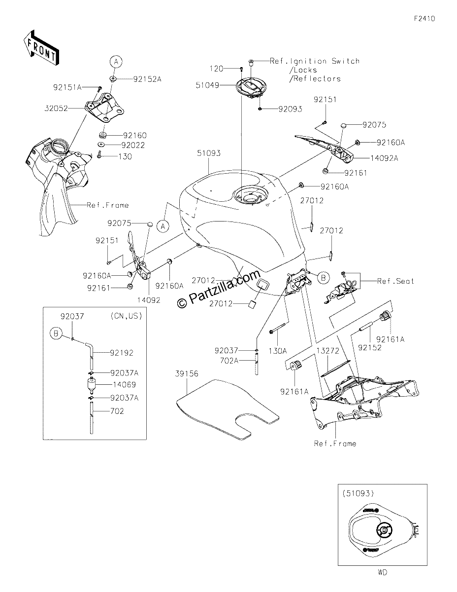 Diagrama de FUEL TANK