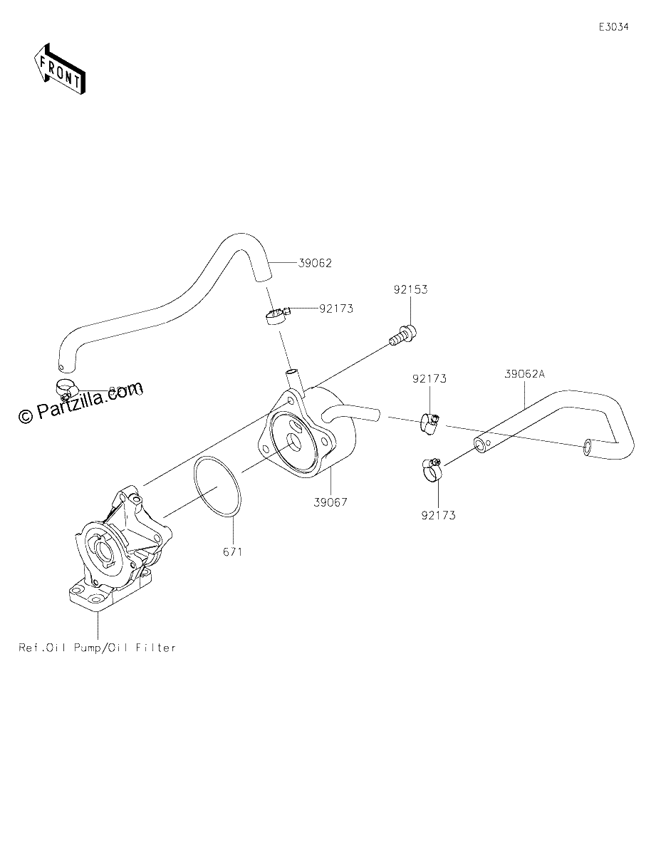 Diagrama de OIL COOLER