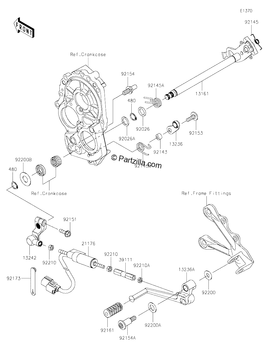 Diagrama de GEAR CHANGE MECHANISM
