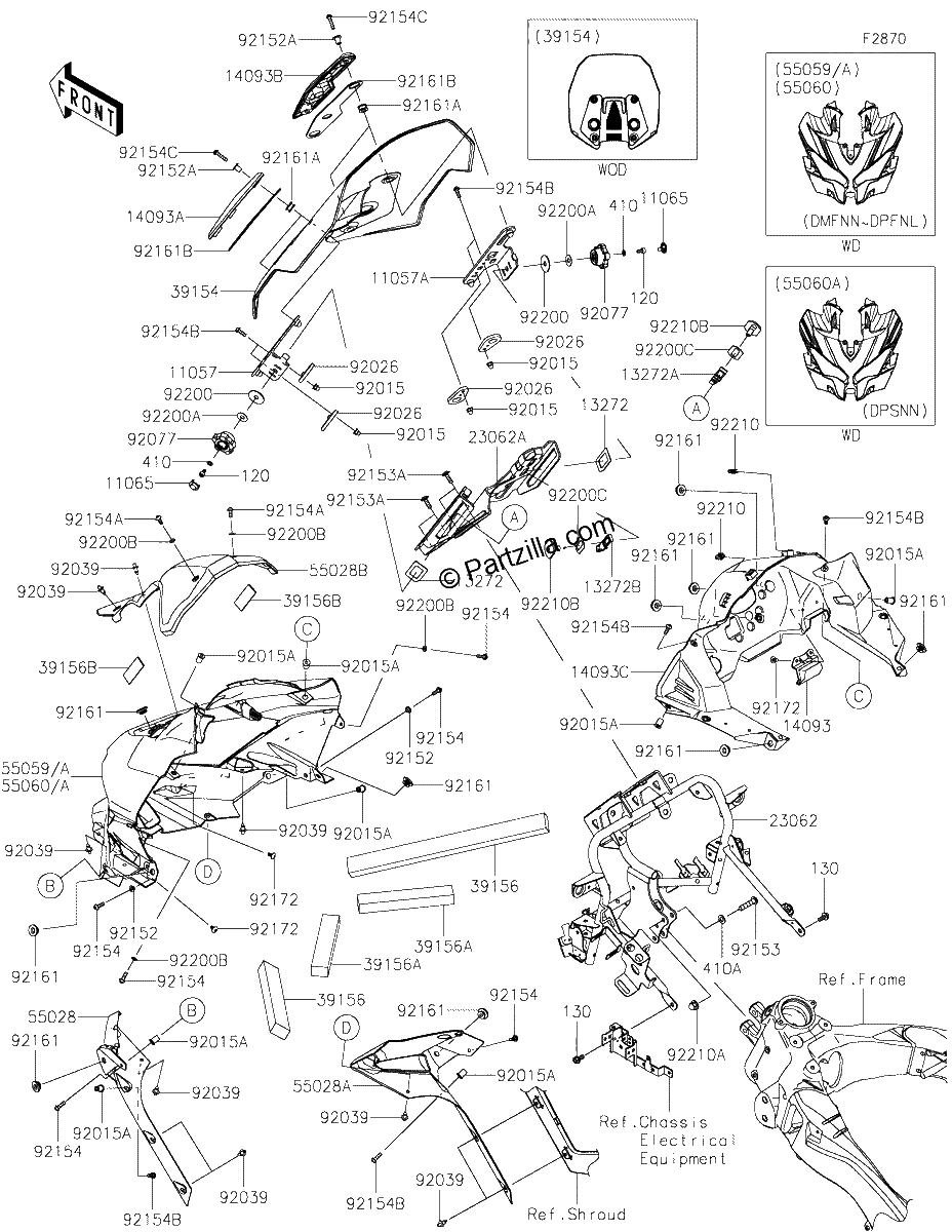 Diagrama de COWLING UPPER