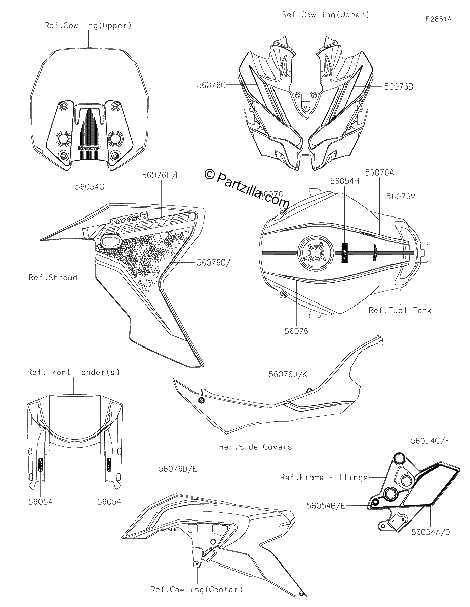 Diagrama de DECALS GRAY BLACK DNFNN DPFNL