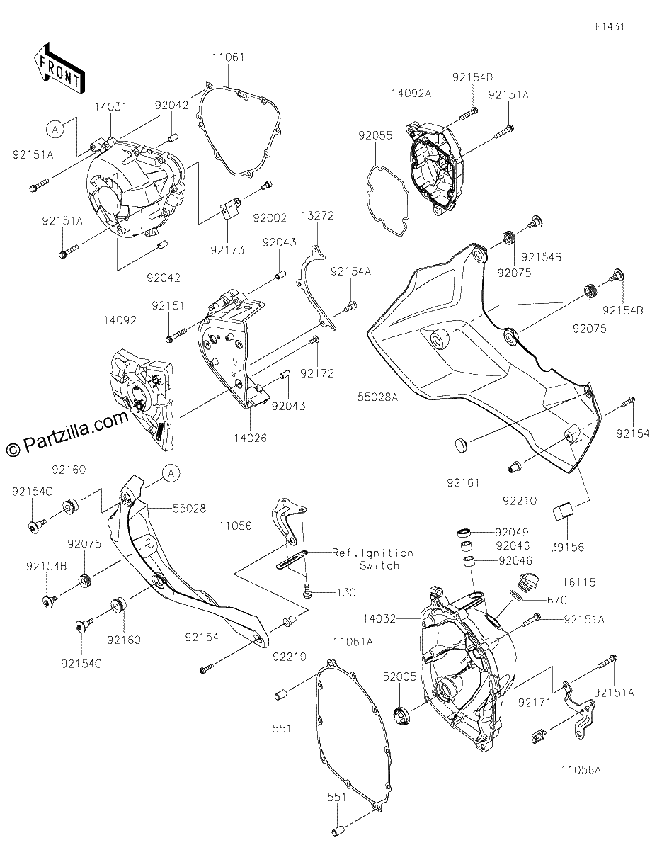 Diagrama de ENGINE COVER S