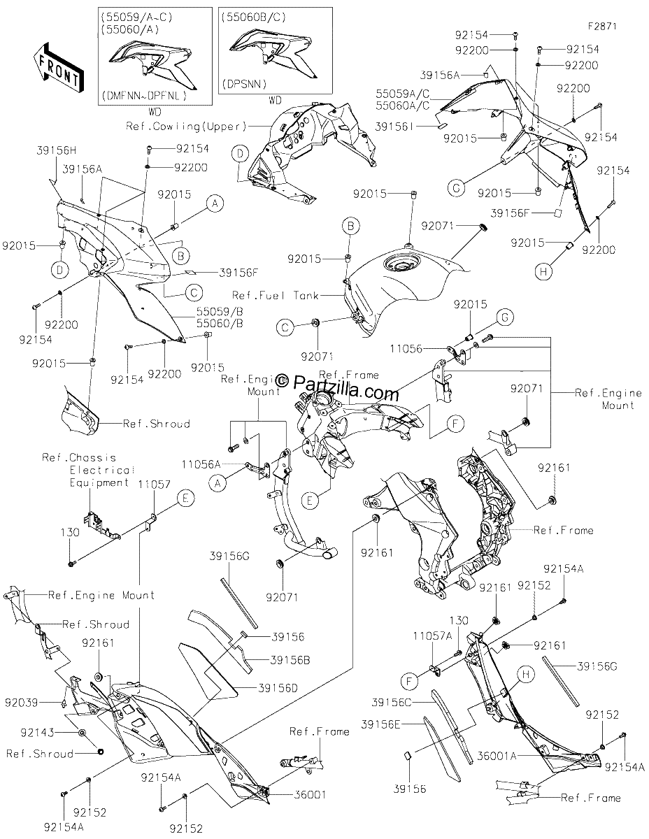 Diagrama de COWLING CENTER