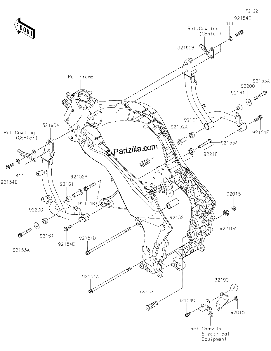 Diagrama de ENGINE MOUNT
