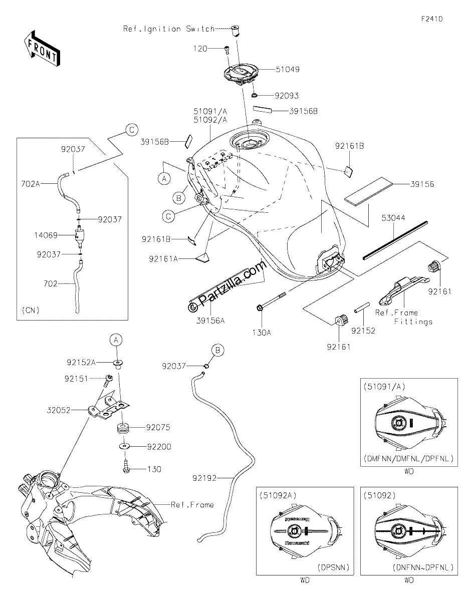 Diagrama de FUEL TANK