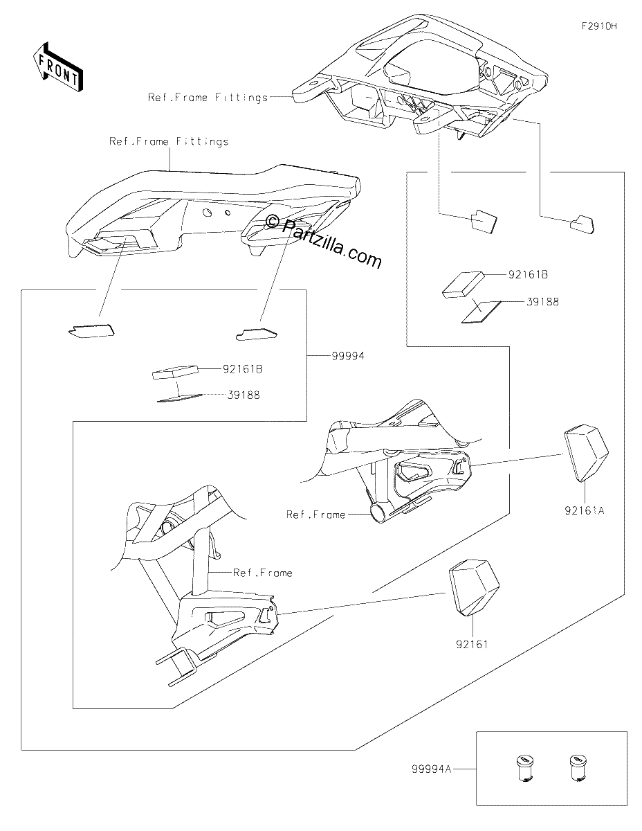 Diagrama de ACCESSORY BAG FITTING KIT