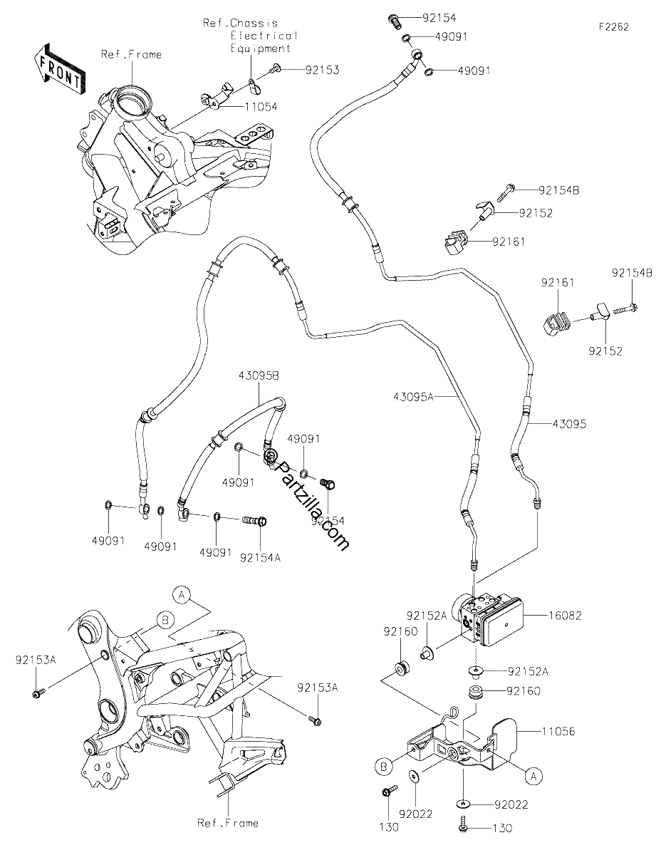 Diagrama de BRAKE PIPING