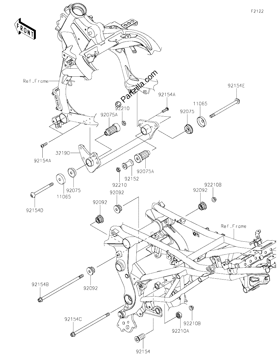 Diagrama de ENGINE MOUNT