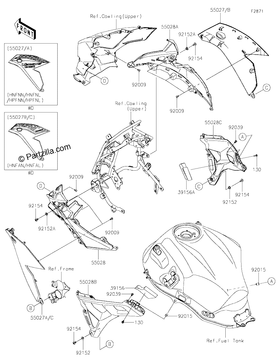 Diagrama de COWLING CENTER