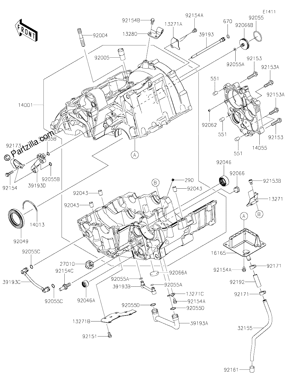Diagrama de CRANKCASE