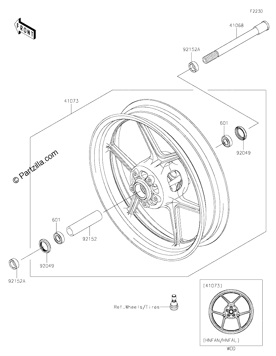Diagrama de FRONT HUB