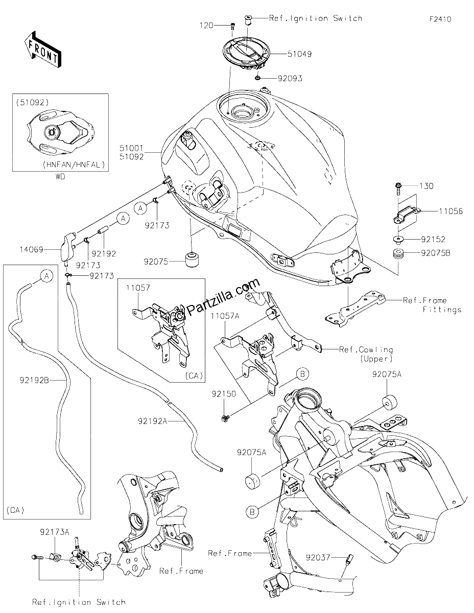 Diagrama de FUEL TANK