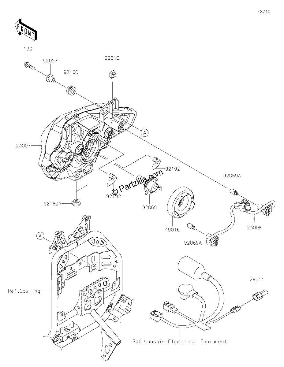 Diagrama de HEADLIGHT S