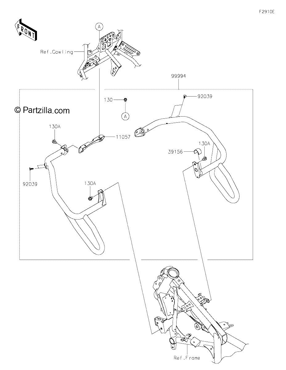 Diagrama de ACCESSORY ENGINE GUARD
