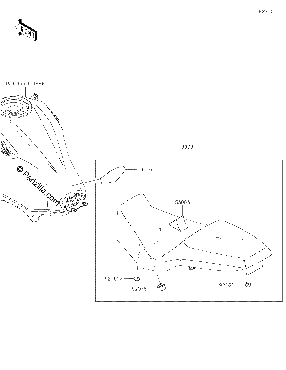 Diagrama de ACCESSORY HIGH SEAT