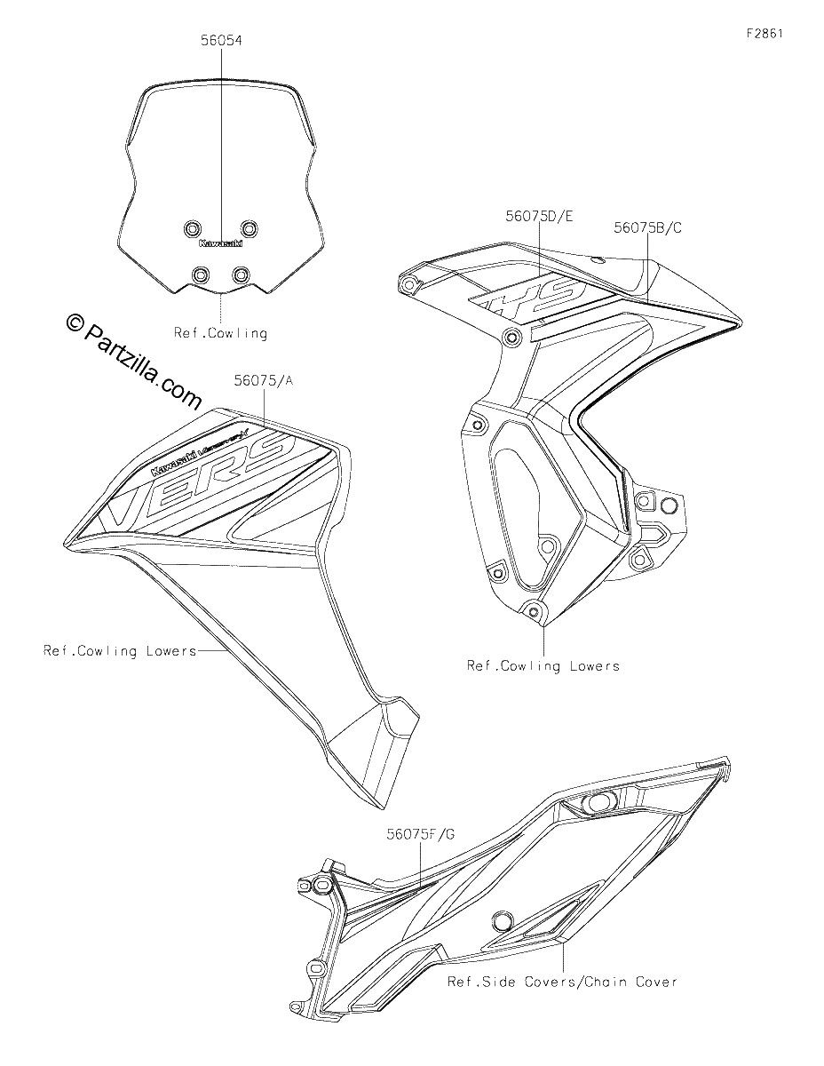Diagrama de DECALS C L GREEN