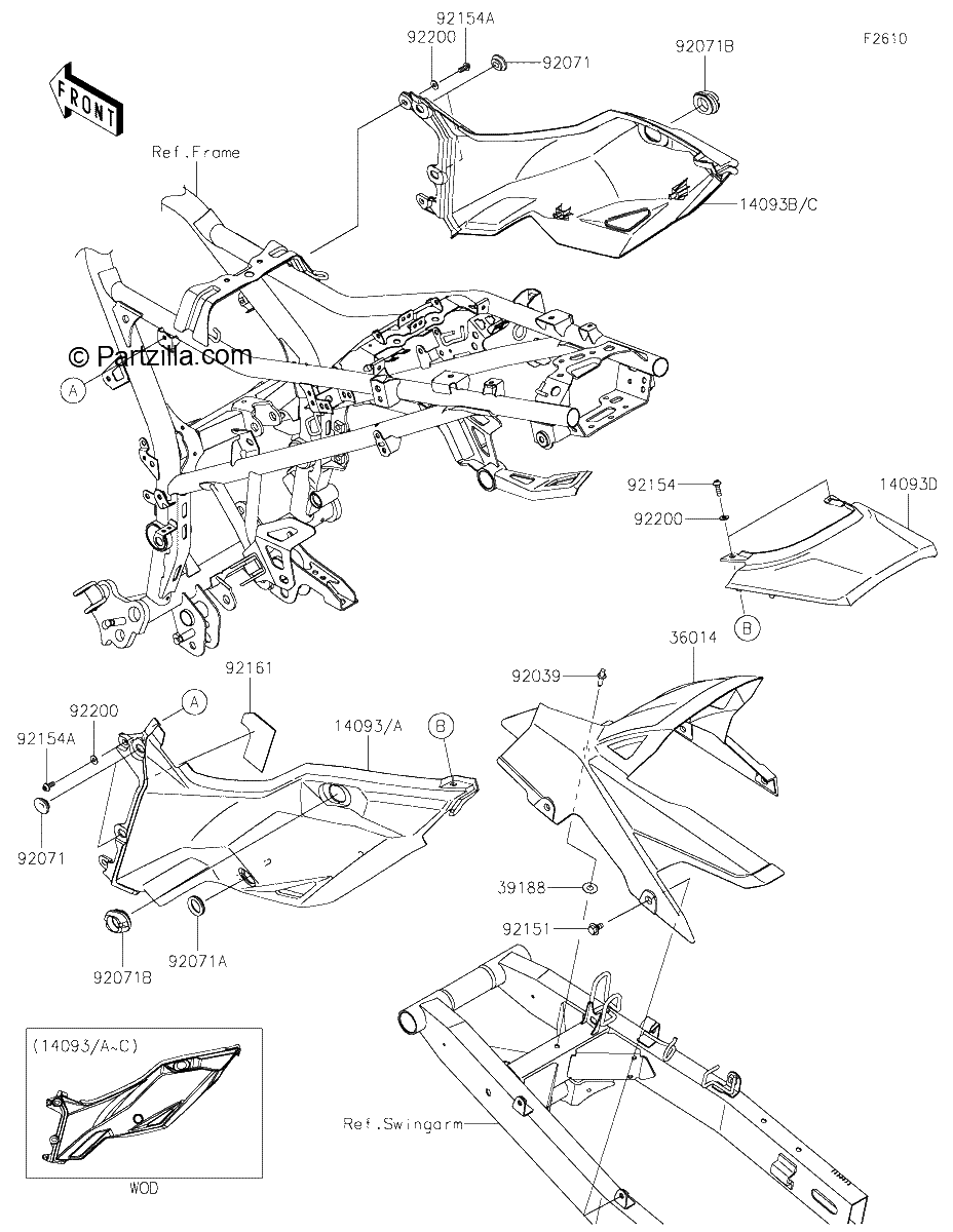 Diagrama de SIDE COVERS CHAIN COVER