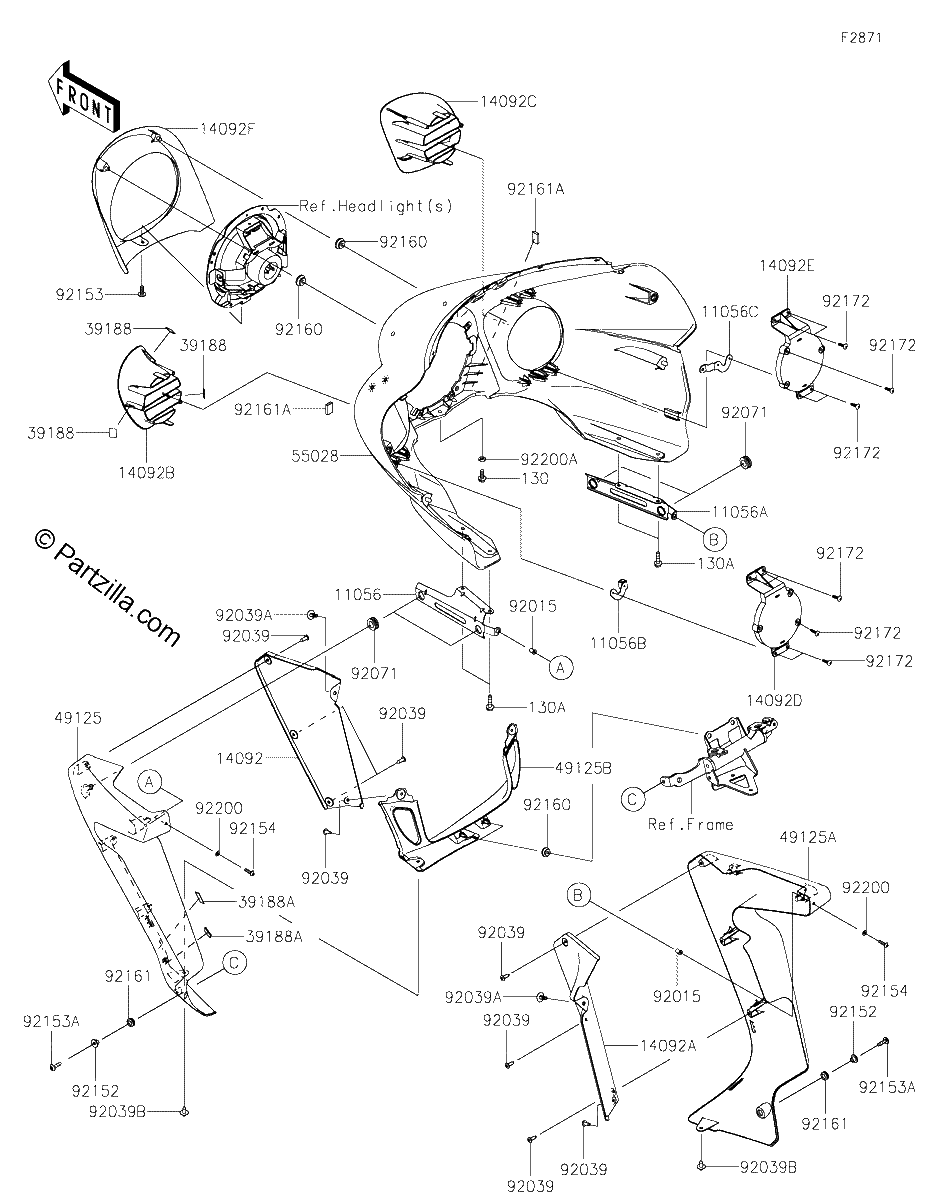 Diagrama de COWLING OUTER