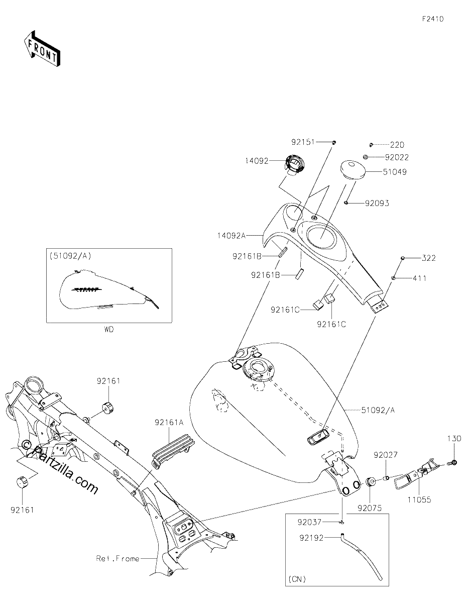 Diagrama de FUEL TANK