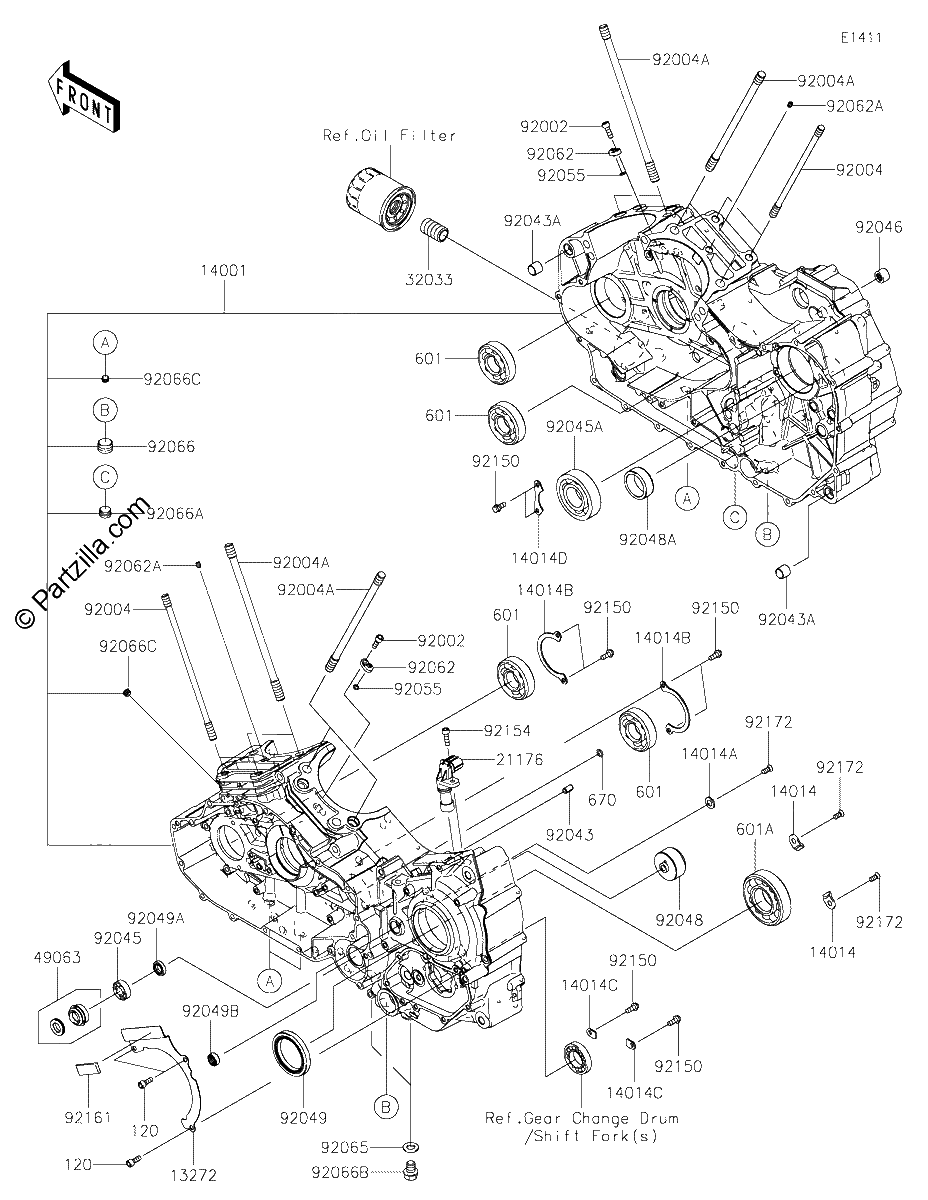 Diagrama de CRANKCASE