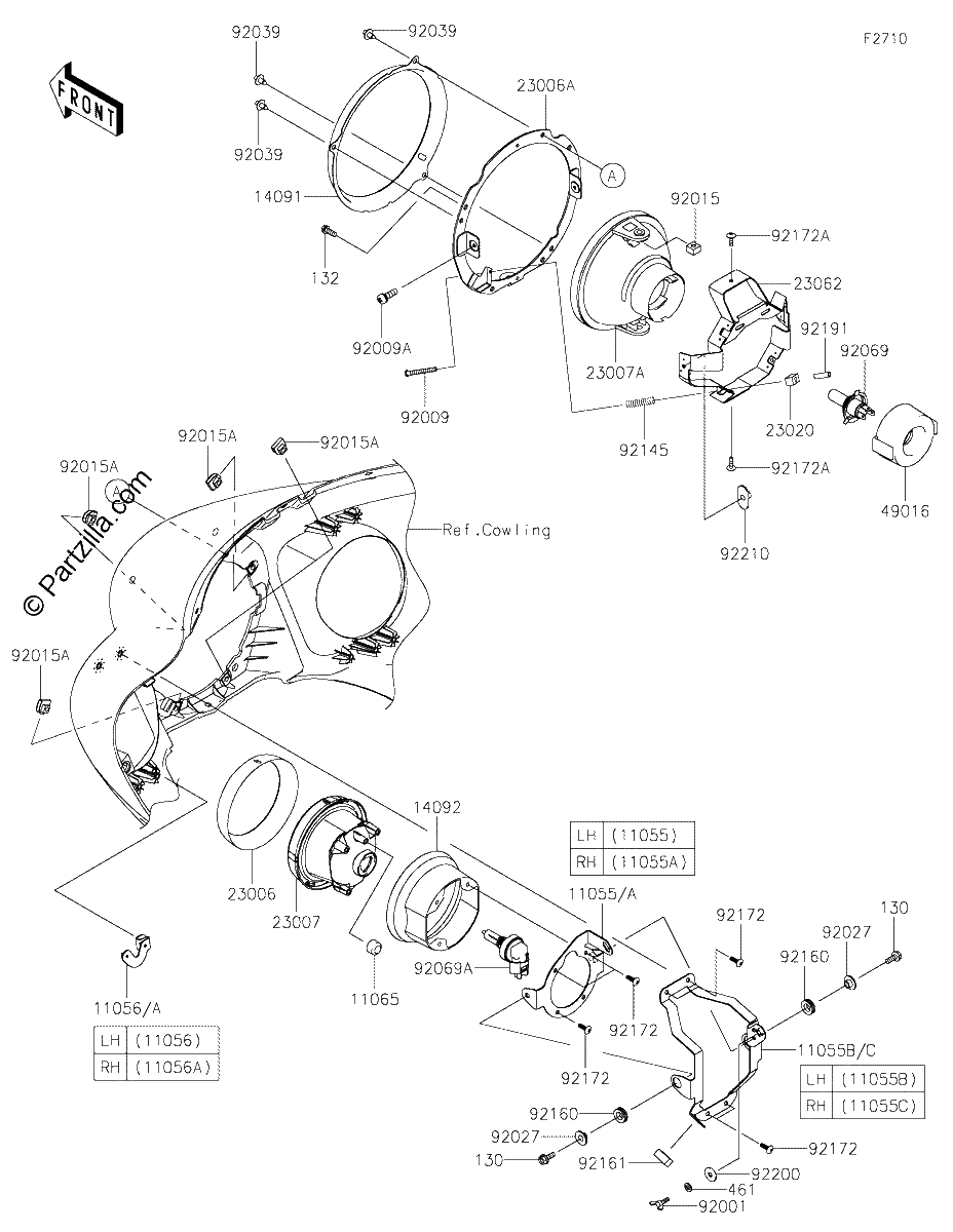 Diagrama de HEADLIGHT S