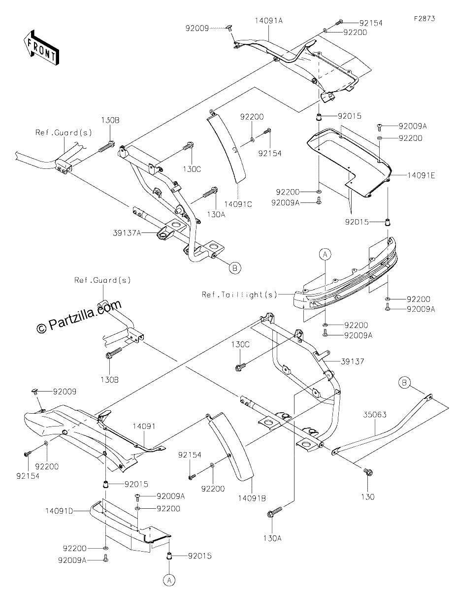 Diagrama de SADDLEBAGS SIDE BAG BRACKET