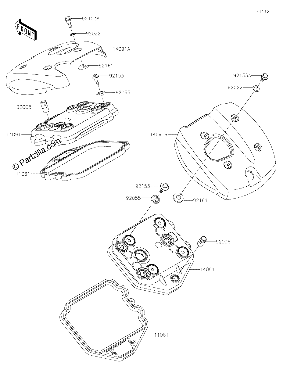 Diagrama de CYLINDER HEAD COVER