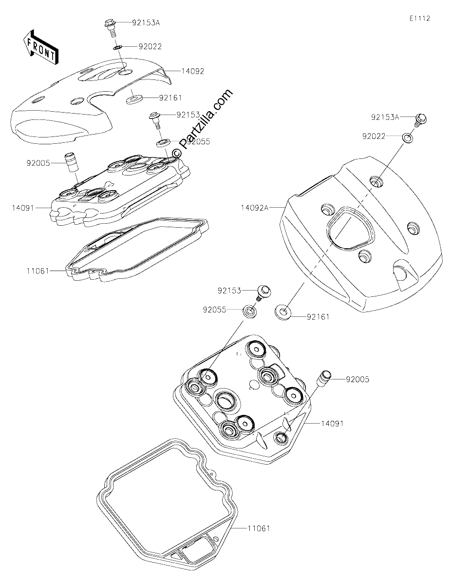 Diagrama de CYLINDER HEAD COVER