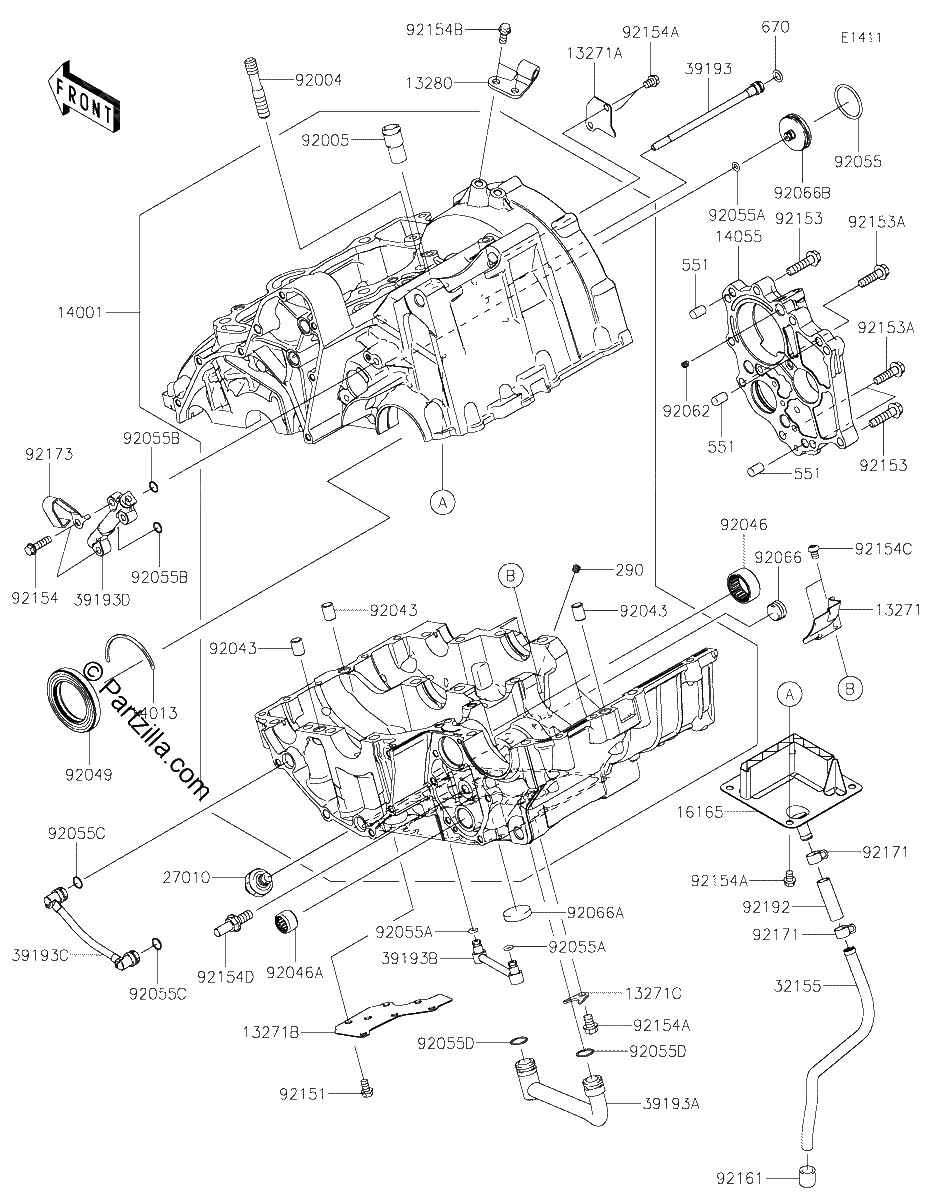 Diagrama de CRANKCASE