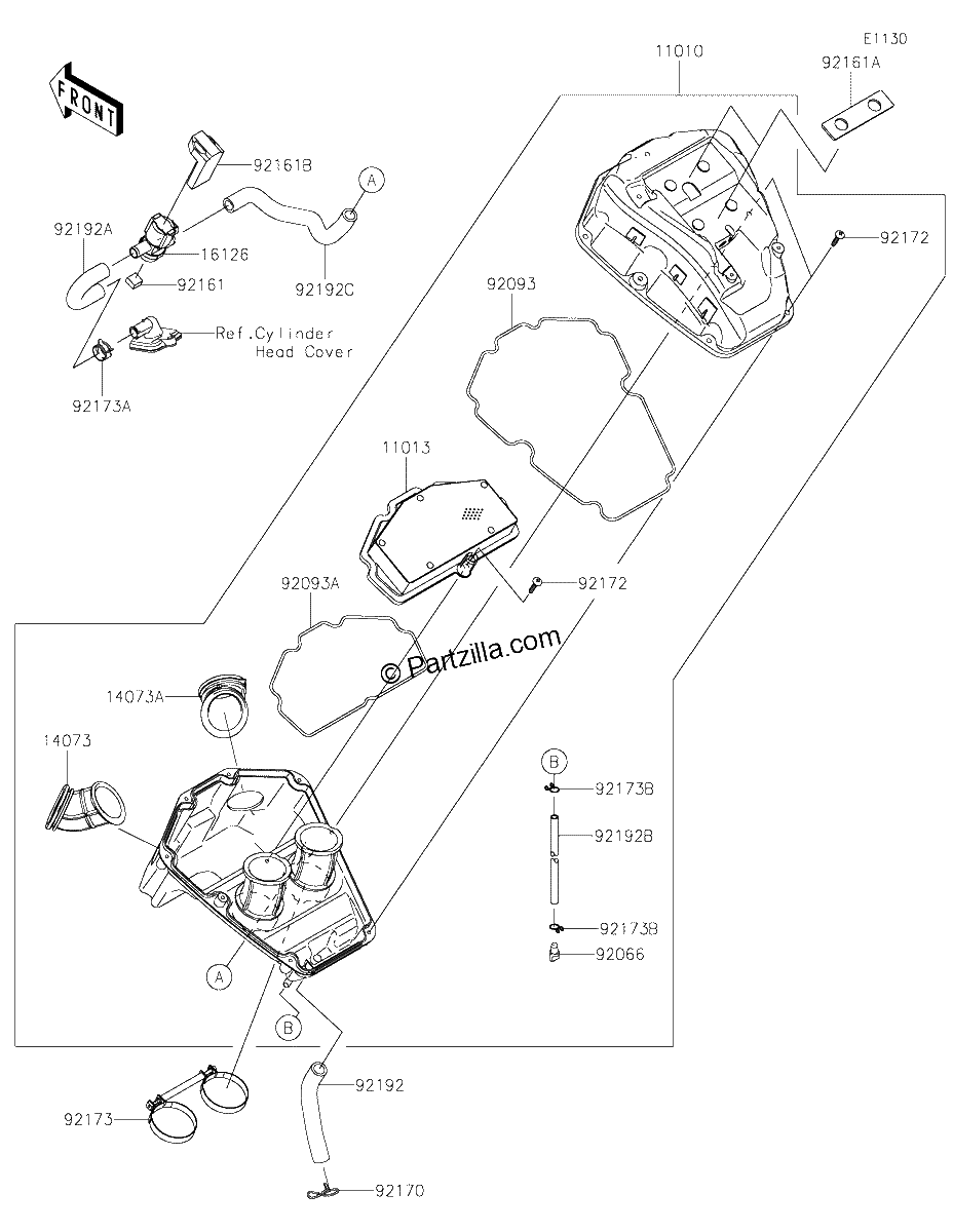 Diagrama de AIR CLEANER
