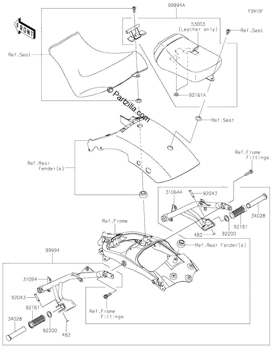 Diagrama de ACCESSORY PASSENGER SEAT