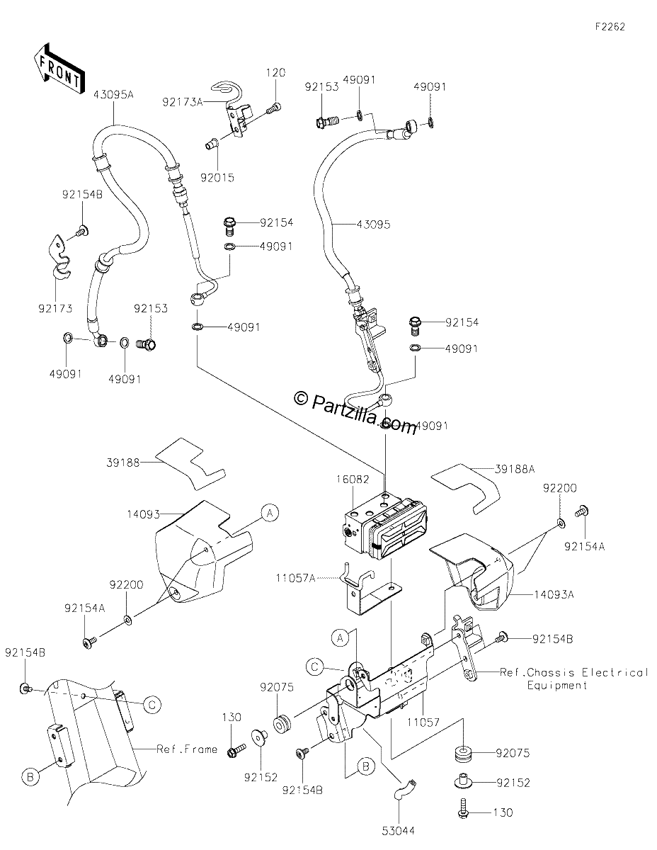 Diagrama de BRAKE PIPING