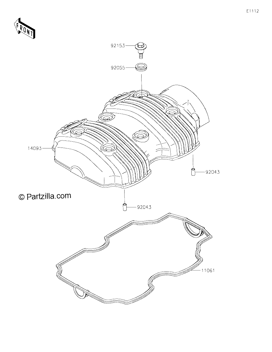 Diagrama de CYLINDER HEAD COVER