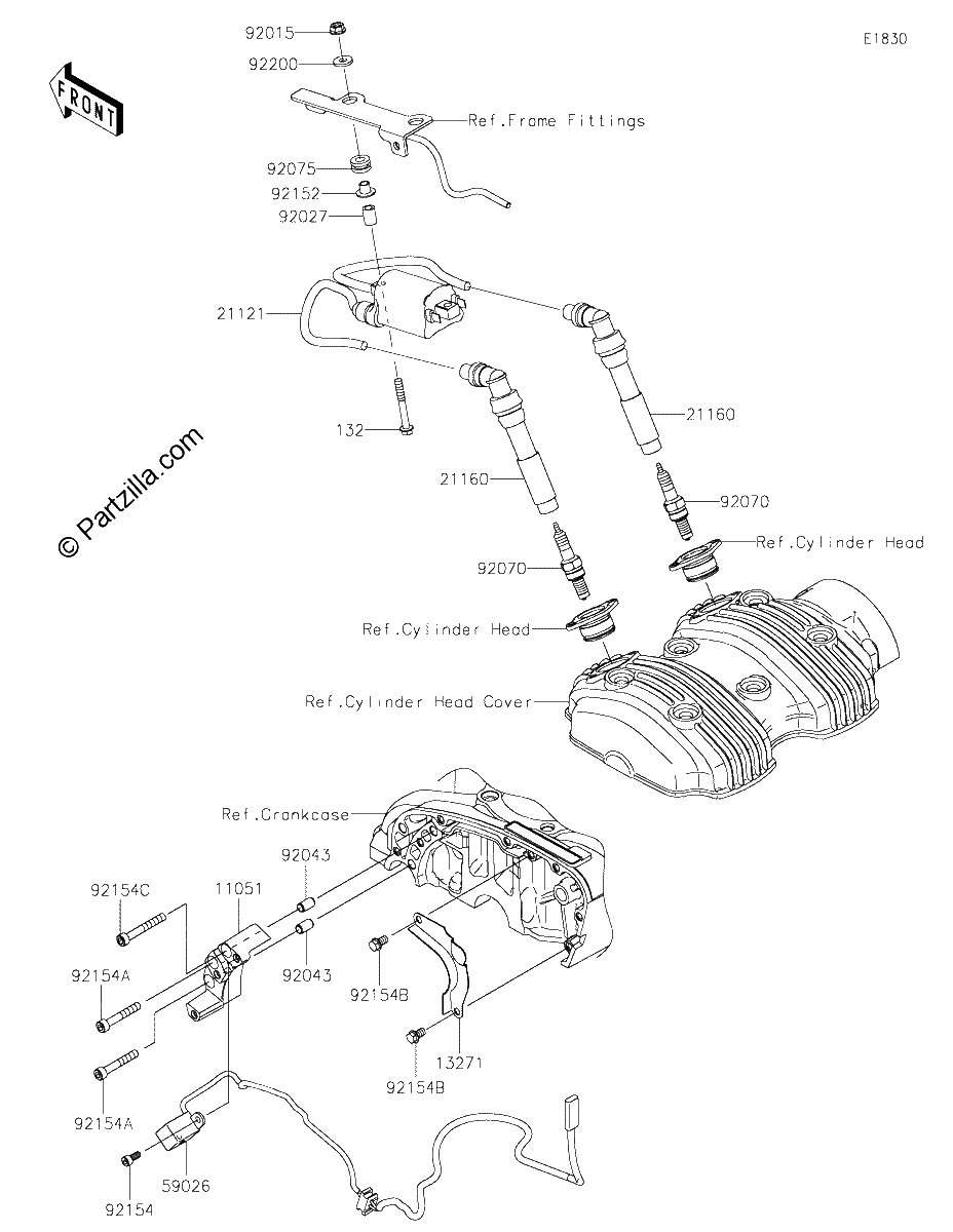 Diagrama de IGNITION SYSTEM