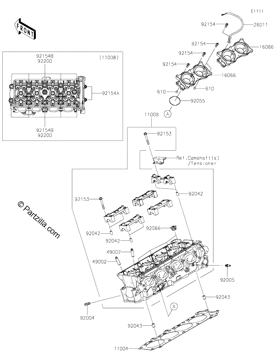 Diagrama de CYLINDER HEAD