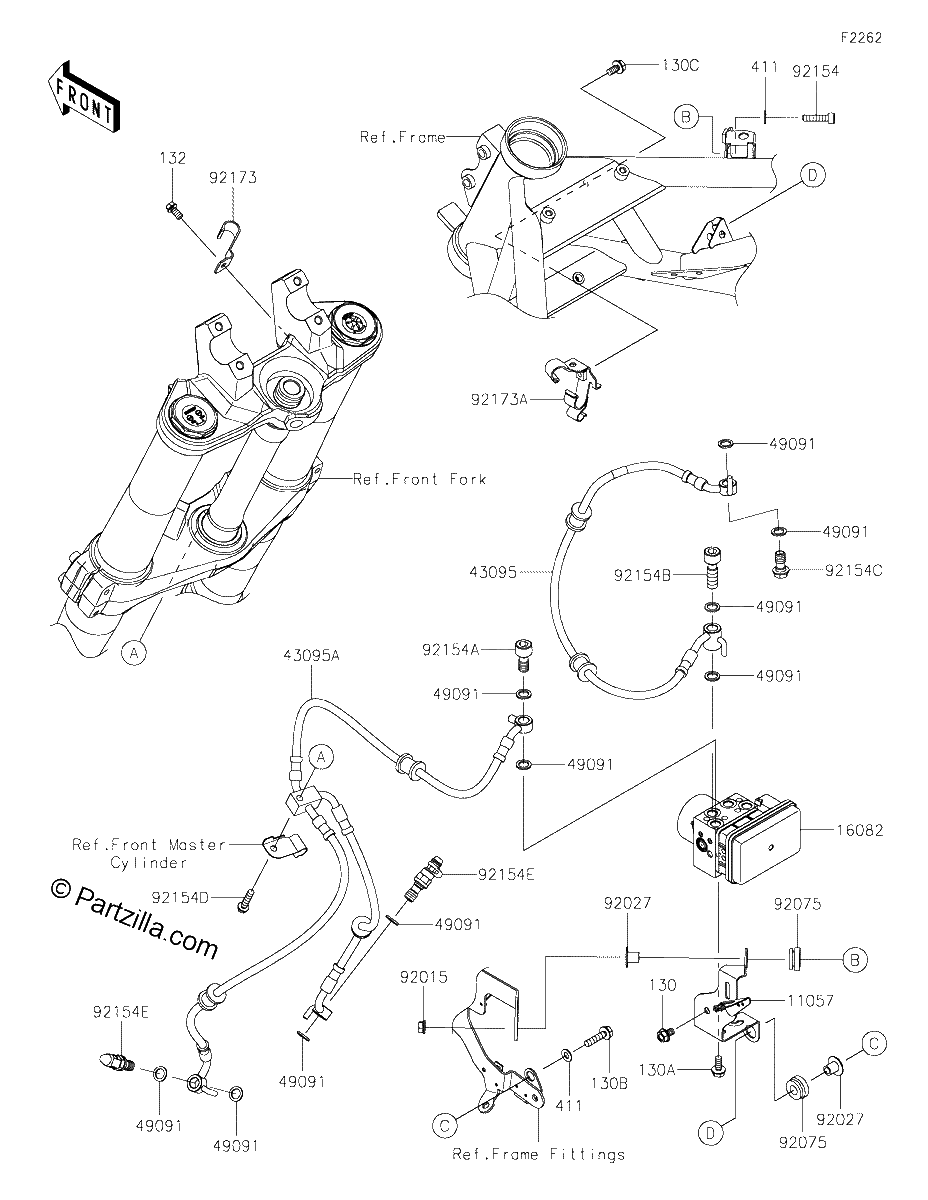 Diagrama de BRAKE PIPING
