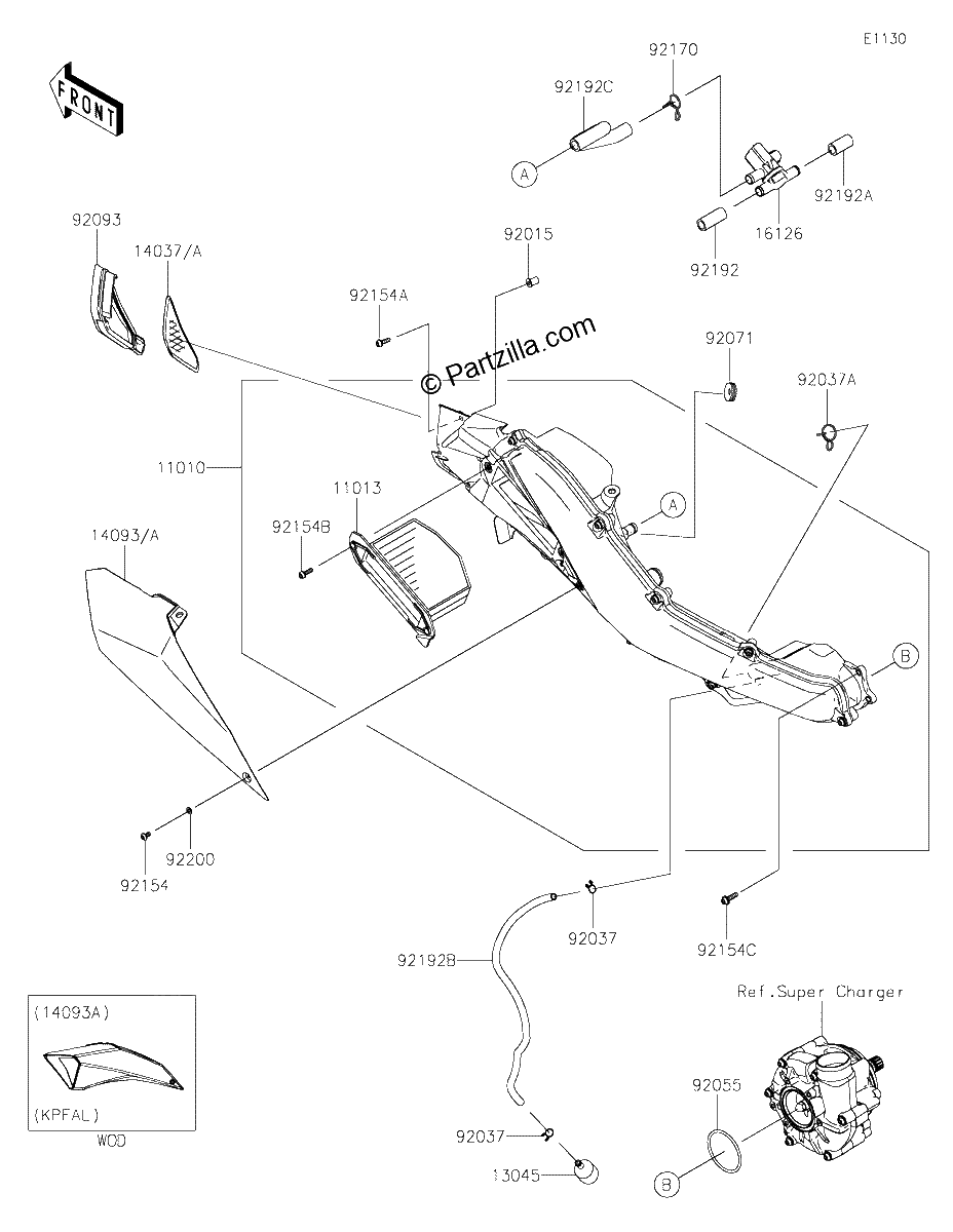 Diagrama de AIR CLEANER