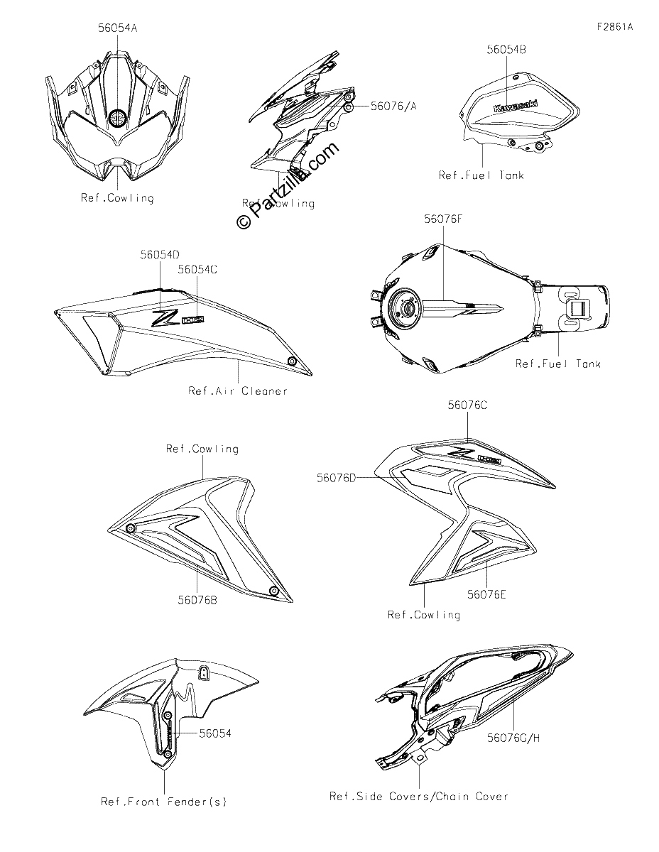 Diagrama de DECALS KPFAL