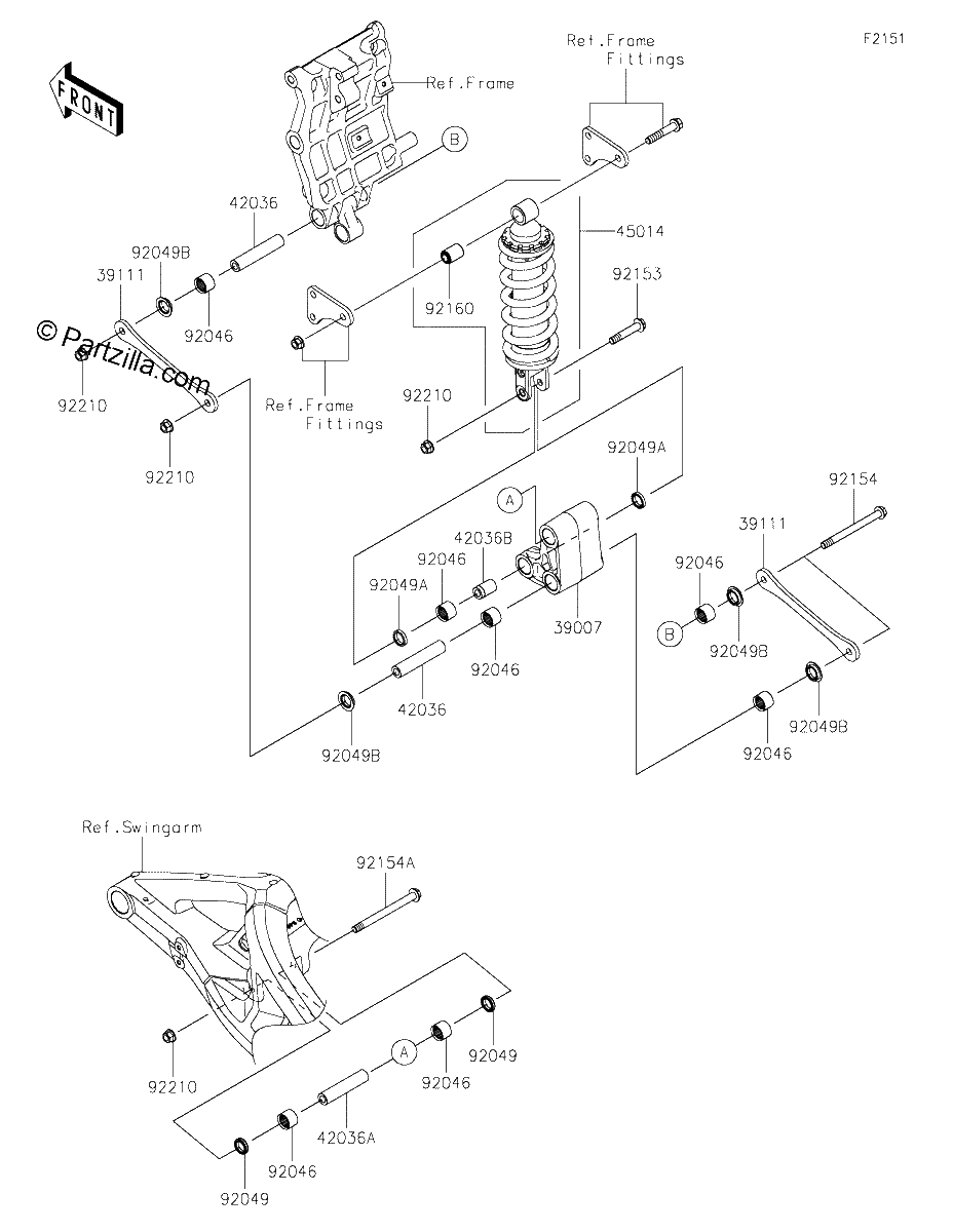 Diagrama de SUSPENSION SHOCK ABSORBER
