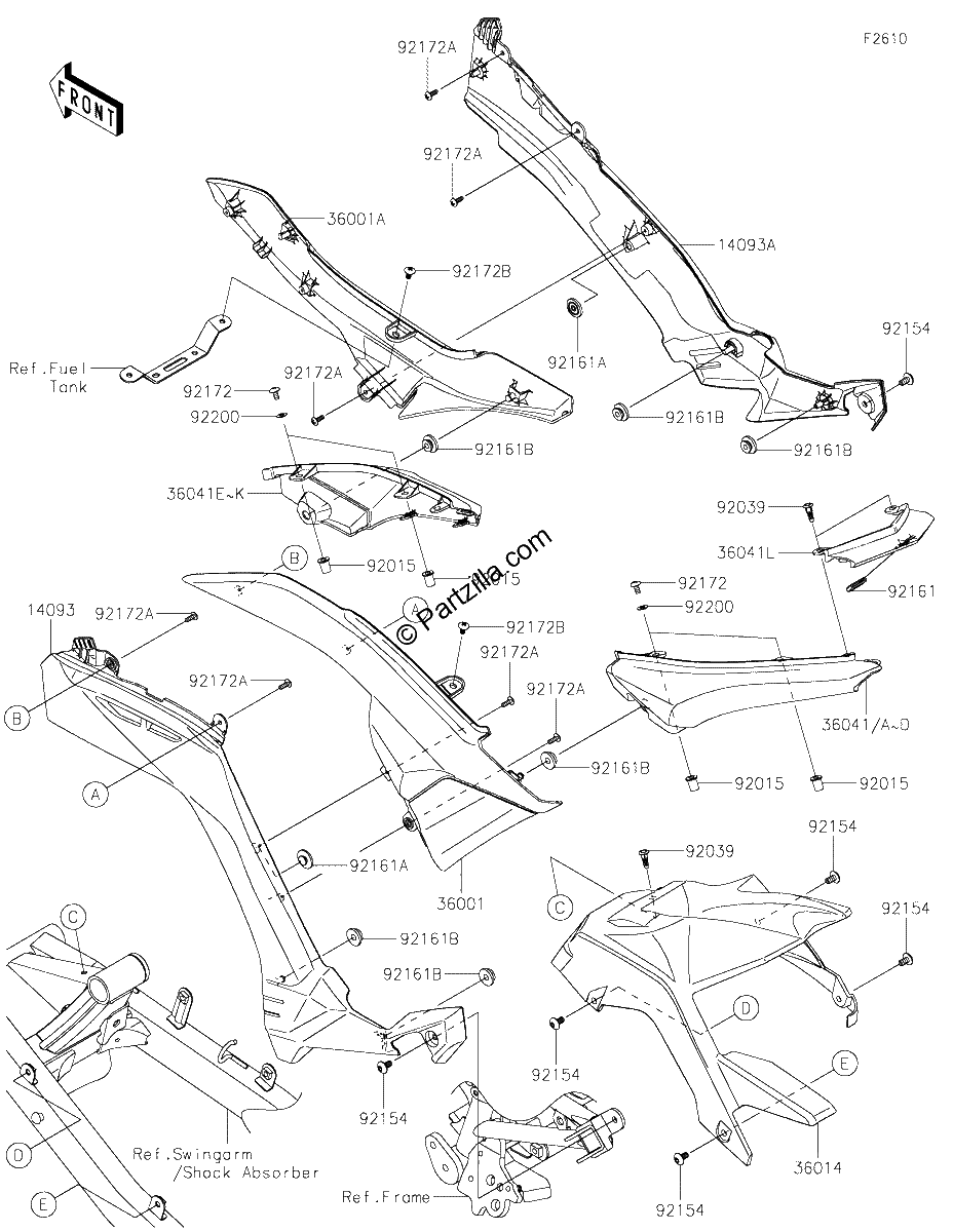 Diagrama de SIDE COVERS CHAIN COVER