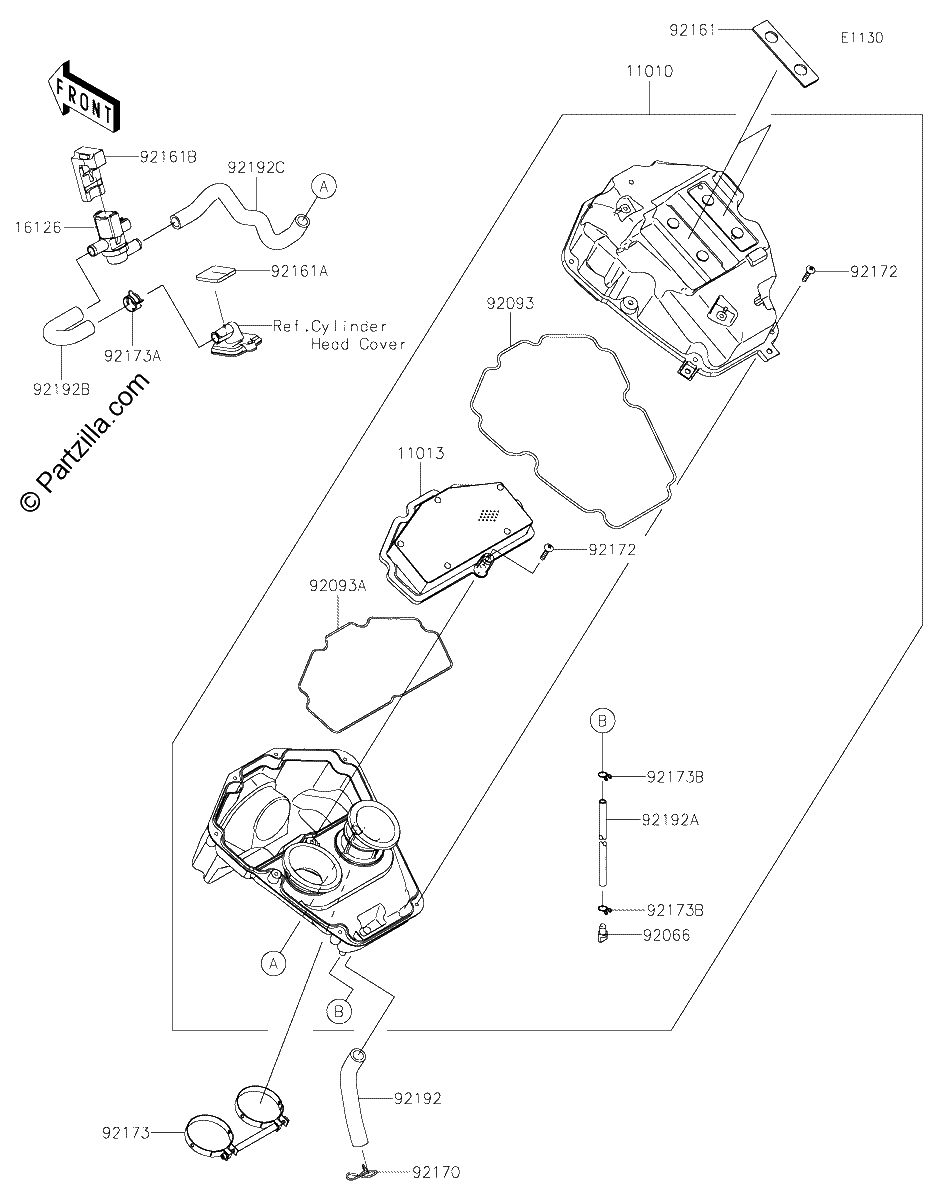 Diagrama de AIR CLEANER