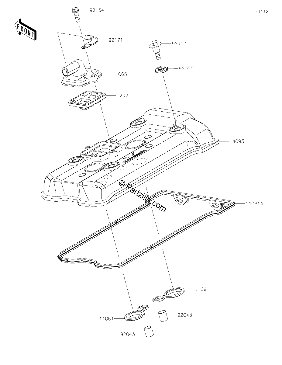 Diagrama de CYLINDER HEAD COVER