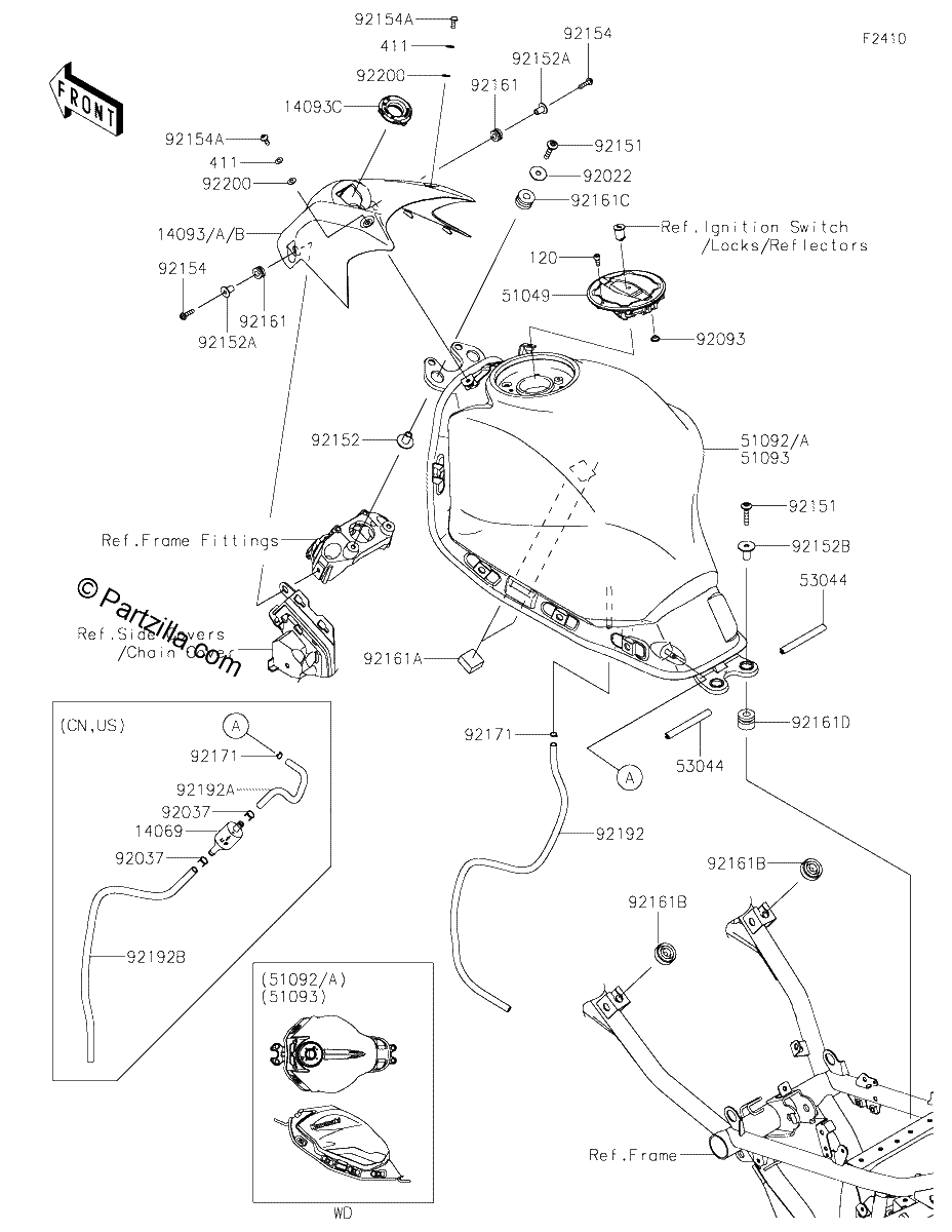 Diagrama de FUEL TANK