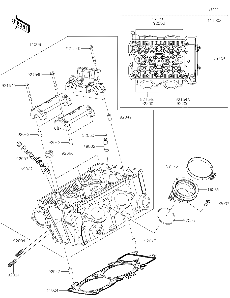 Diagrama de CYLINDER HEAD