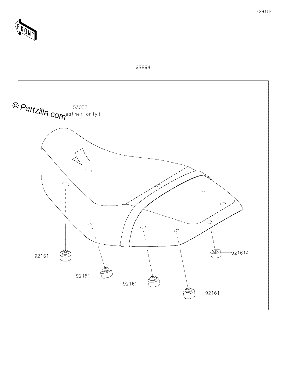 Diagrama de ACCESSORY HIGH SEAT