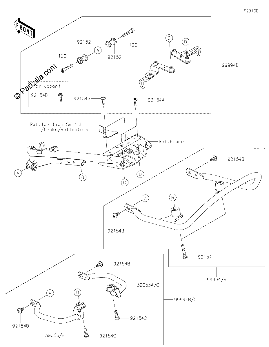 Diagrama de ACCESSORY GRIP AND TIE HOOK