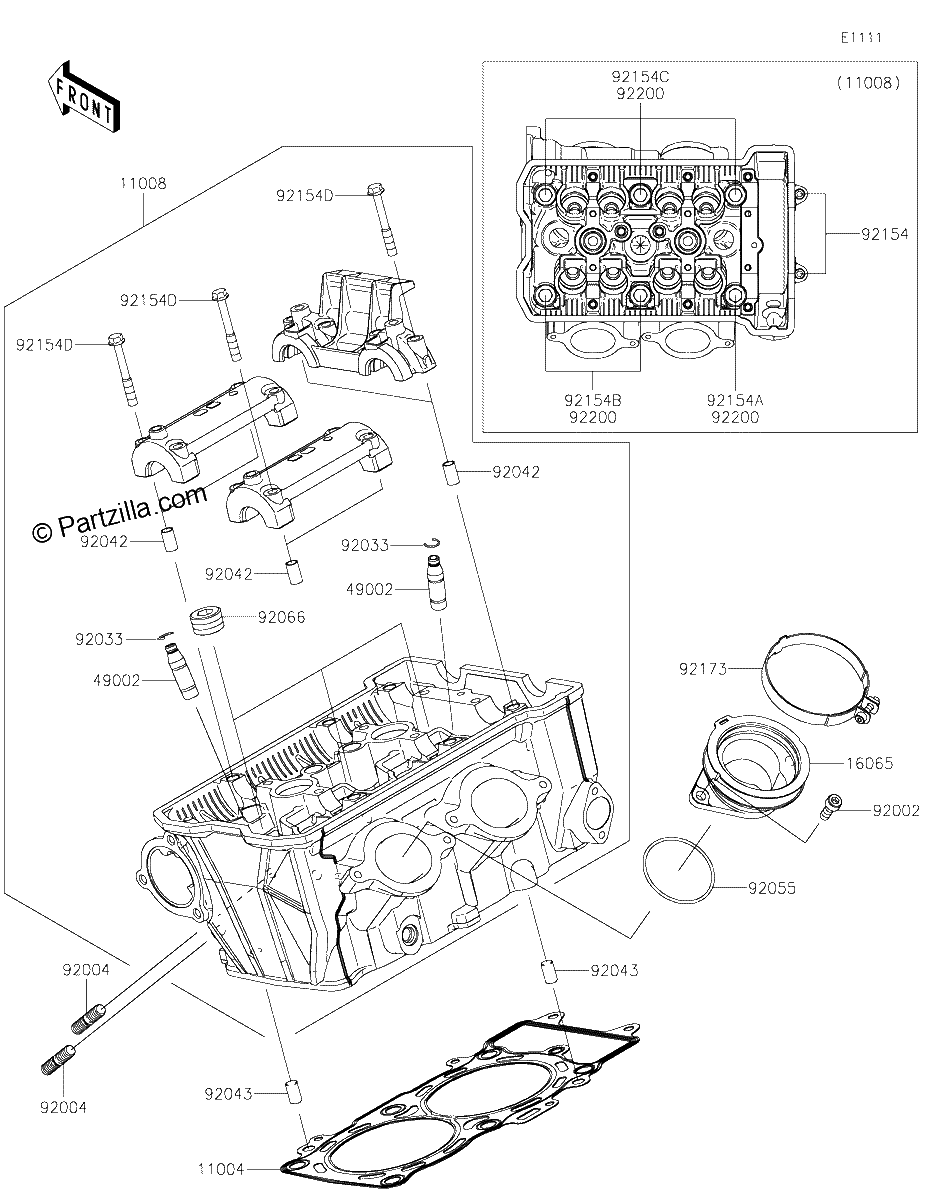 Diagrama de CYLINDER HEAD