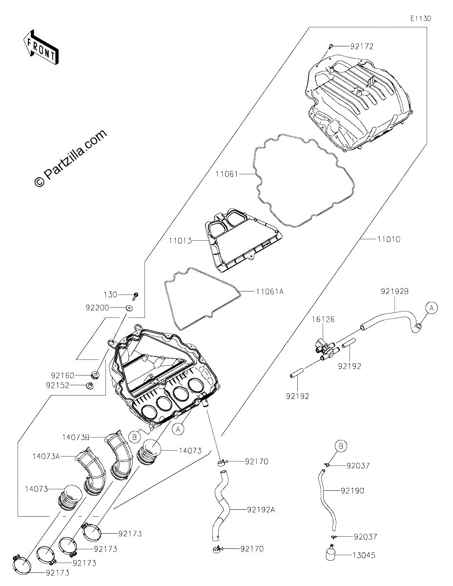 Diagrama de AIR CLEANER